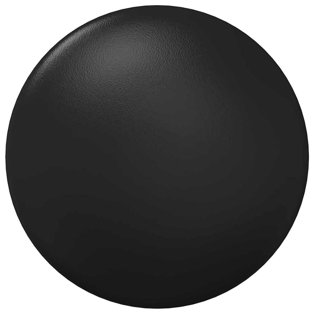 vidaXL Tischfußball Tisch Endkappen 10 pcs Schwarz 1,5 x 1,5 x 1 cm PP