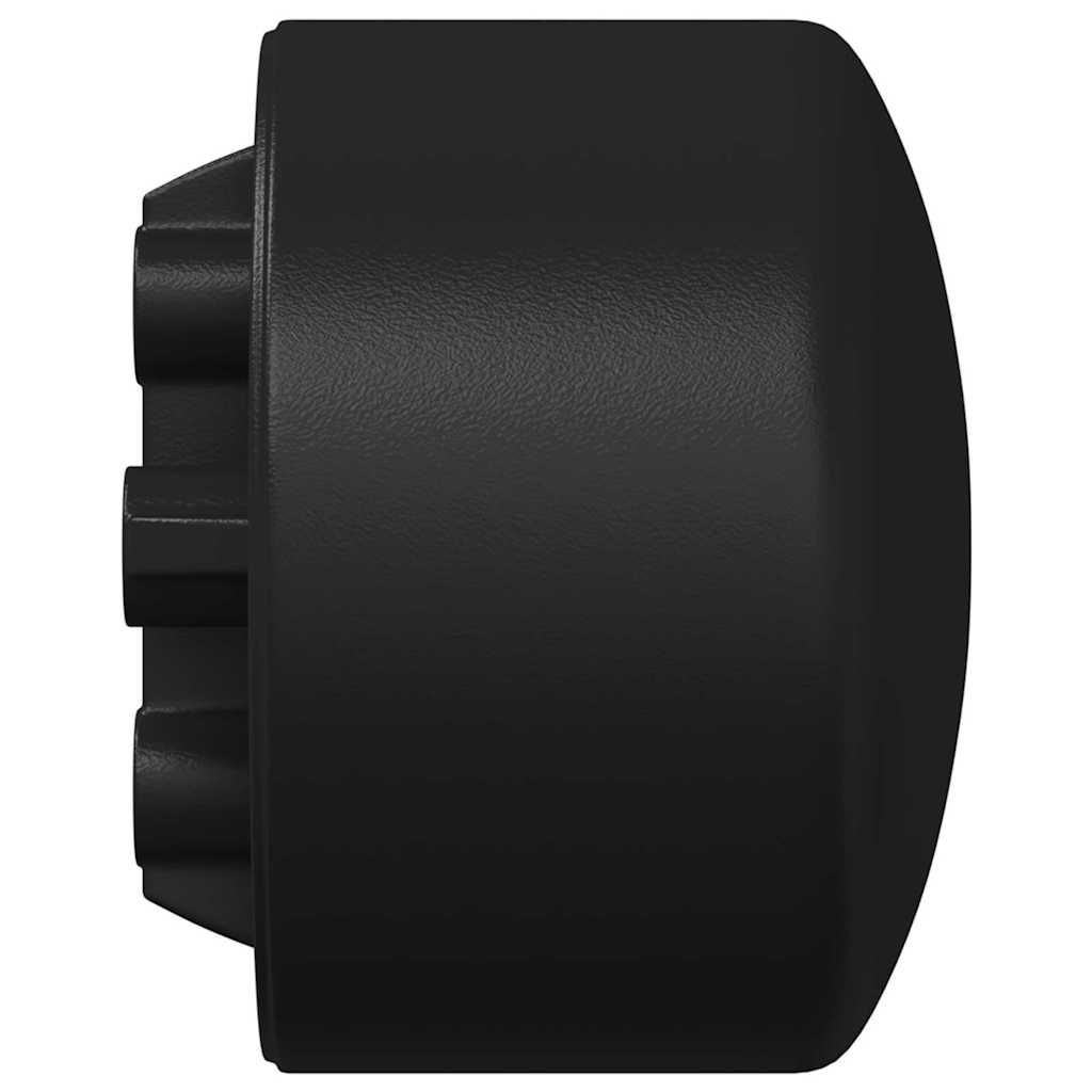 vidaXL Tischfußball Tisch Endkappen 10 pcs Schwarz 1,5 x 1,5 x 1 cm PP