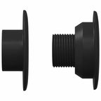 vidaXL Tischfußballlager 10 pcs Schwarz 5 x 5 x 2,8 cm PP