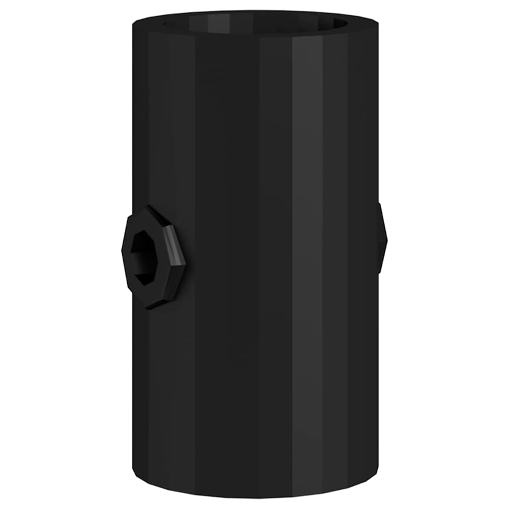 vidaXL Tischfußball Tisch-Stopper 10 pcs Schwarz 1,7 x 1,7 x 3,2 cm PP