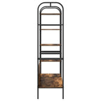 vidaXL Kleiderständer mit Regal Braun Eichen-Optik 120 x 44 x 160 cm