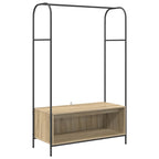 vidaXL Kleiderständer Braun Eichen-Optik 100 x 44 x 160 cm