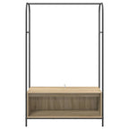 vidaXL Kleiderständer Braun Eichen-Optik 100 x 44 x 160 cm