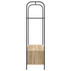 vidaXL Kleiderständer Braun Eichen-Optik 100 x 44 x 160 cm