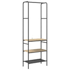 vidaXL Kleiderständer Sonoma-Eiche 60 x 30 x 171 cm Holzwerkstoff