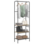 vidaXL Kleiderständer Sonoma-Eiche 60 x 30 x 171 cm Holzwerkstoff