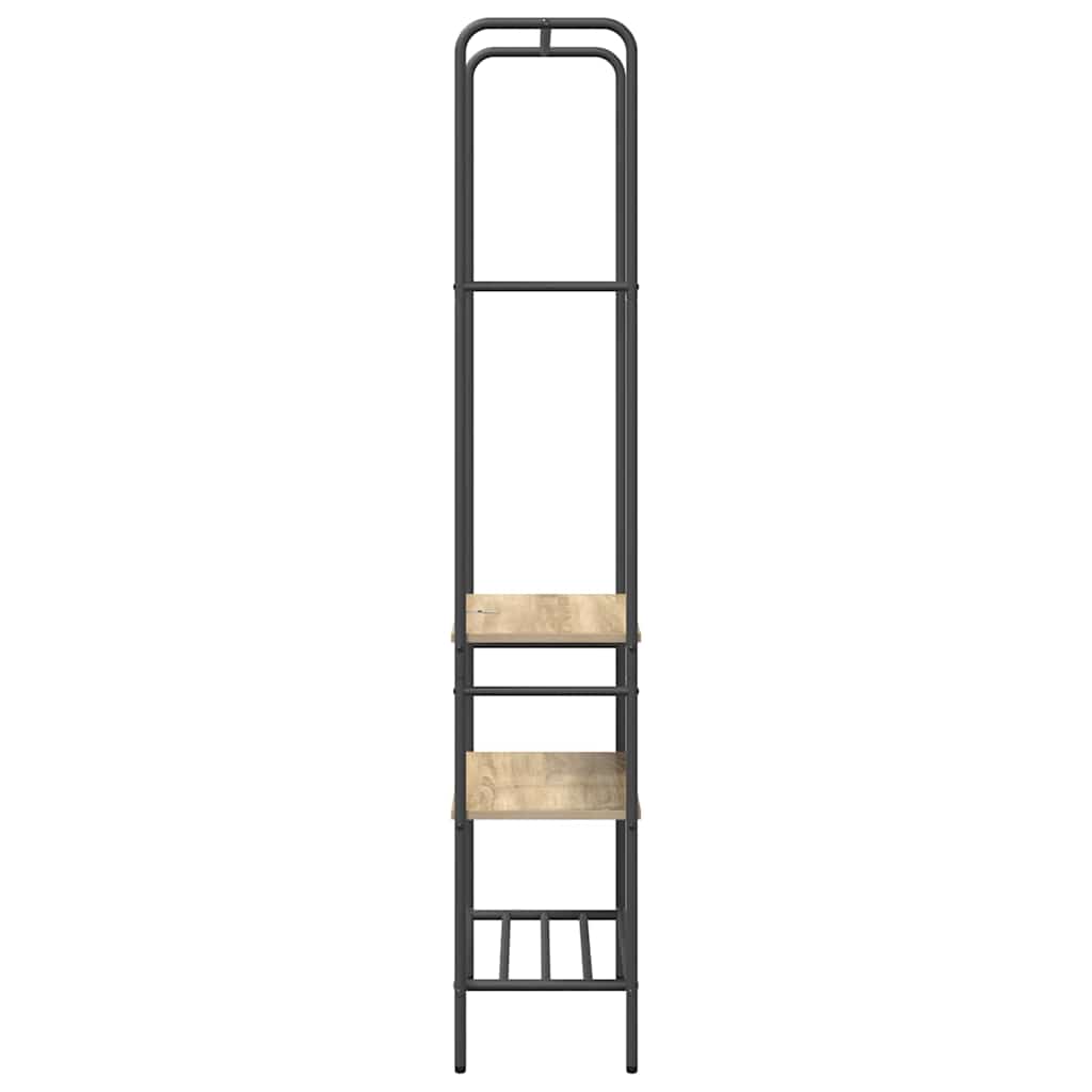 vidaXL Kleiderständer Sonoma-Eiche 60 x 30 x 171 cm Holzwerkstoff