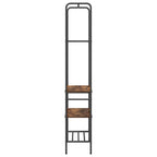 vidaXL Kleiderständer Geräucherte Eiche 60 x 30 x 171 cm Holzwerkstoff