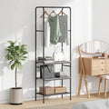 vidaXL Kleiderständer Grau Sonoma 60 x 30 x 171 cm Holzwerkstoff