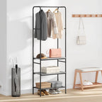 vidaXL Kleiderständer Grau Sonoma 60 x 30 x 171 cm Holzwerkstoff