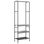 vidaXL Kleiderständer Grau Sonoma 60 x 30 x 171 cm Holzwerkstoff