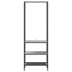vidaXL Kleiderständer Grau Sonoma 60 x 30 x 171 cm Holzwerkstoff