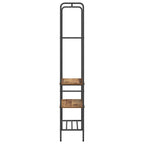 vidaXL Kleiderständer mit Regal Altholz 60 x 30 x 171 cm Holzwerkstoff