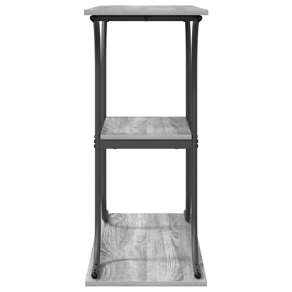 vidaXL Konsolentisch Graues Sonoma 101 x 35 x 80,5 cm Holzwerkstoff