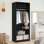vidaXL Kleiderschrank Artisan-Eiche 80 x 50 x 200 cm Holzwerkstoff