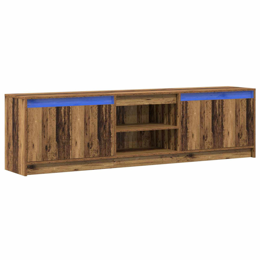 vidaXL TV-Einheiten 2 pcs Braun 180 x 34 x 50 cm Holzwerkstoff