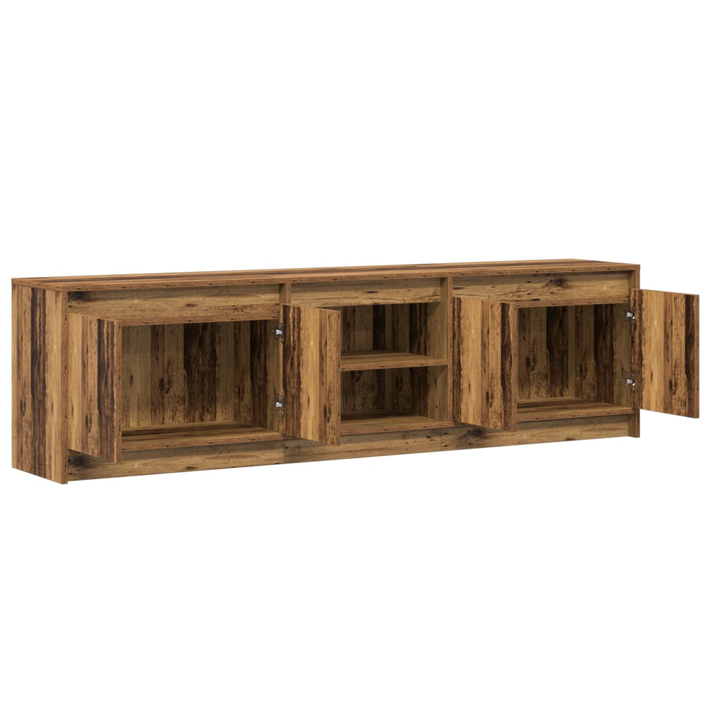 vidaXL TV-Einheiten 2 pcs Braun 180 x 34 x 50 cm Holzwerkstoff