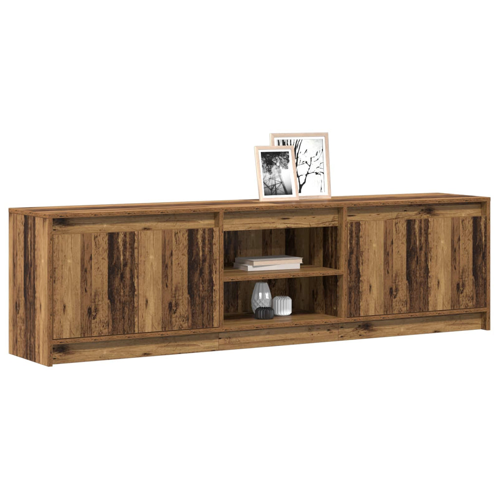 vidaXL TV-Einheiten 2 pcs Braun 180 x 34 x 50 cm Holzwerkstoff