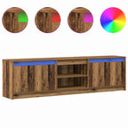 vidaXL TV-Einheiten 2 pcs Braun 180 x 34 x 50 cm Holzwerkstoff