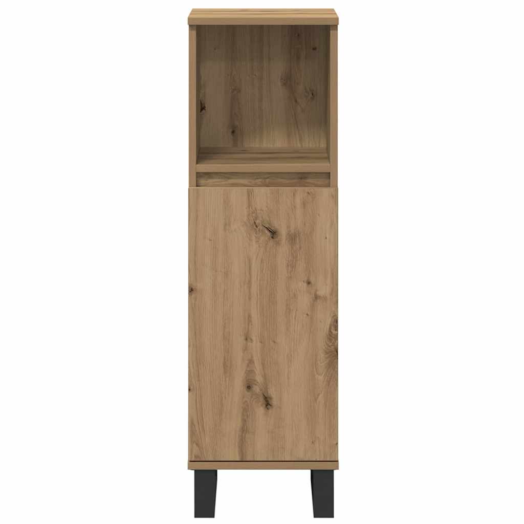 vidaXL Badezimmermöbel Set mit Speicher 3 pcs Braun Holzwerkstoff