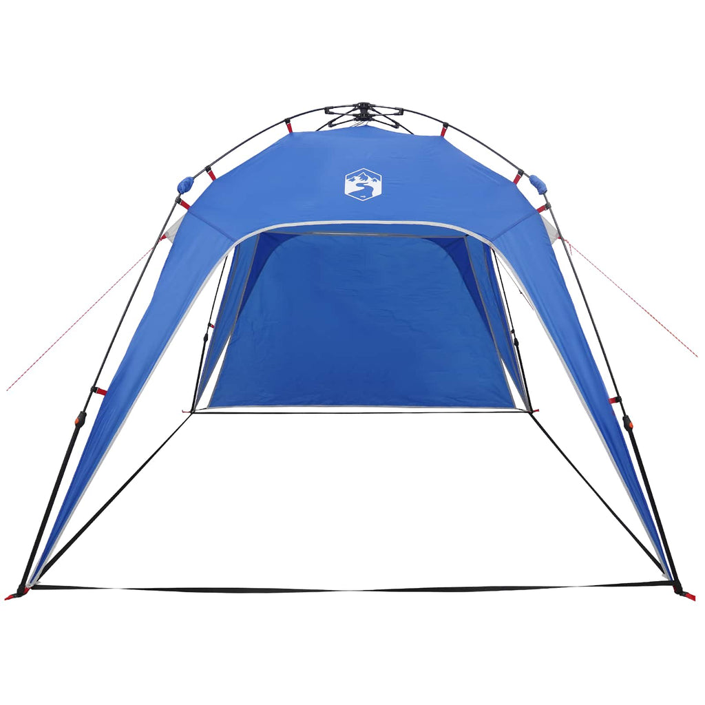 vidaXL Sofortzelt für 4 Personen mit Schnellverschluss Azure Blau
