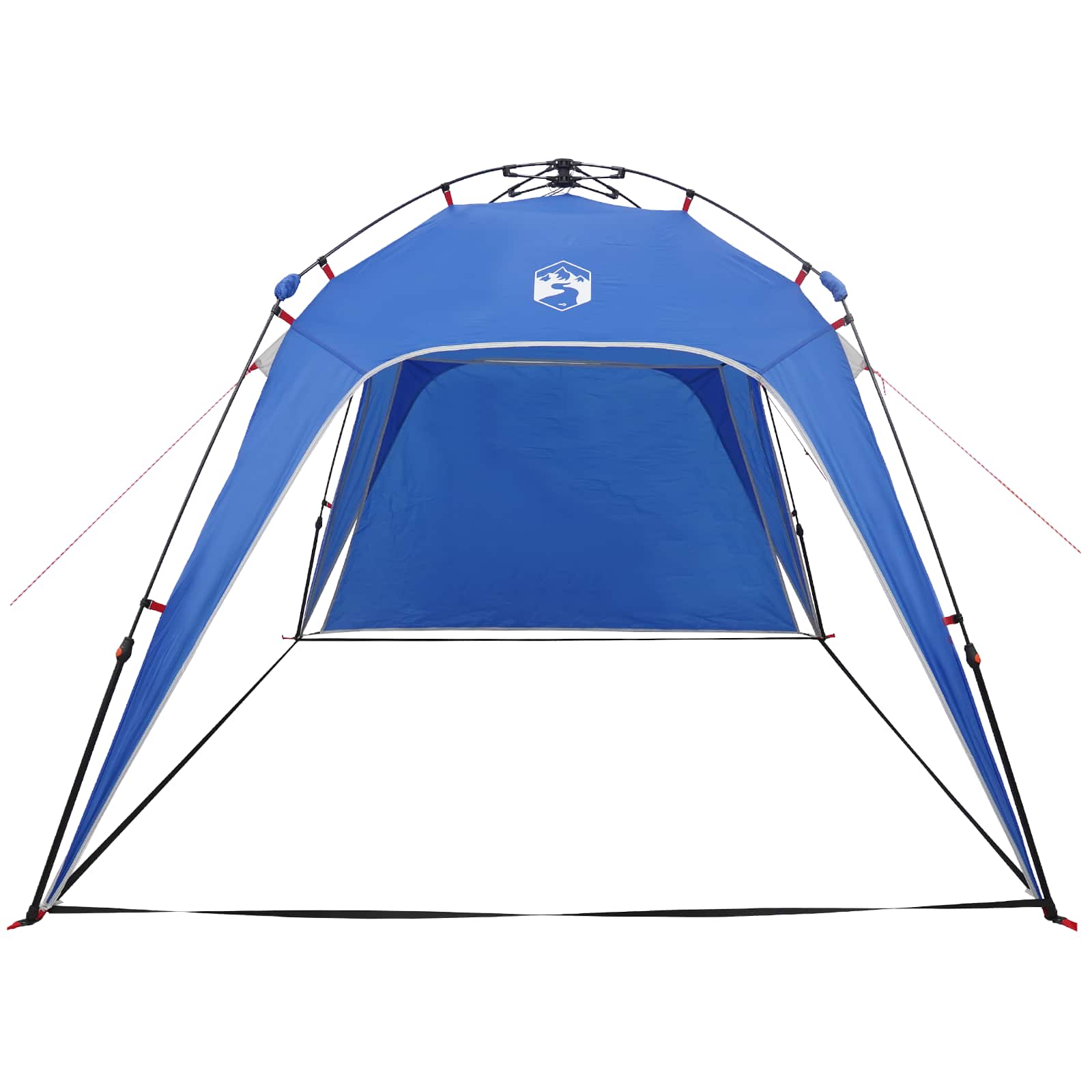 vidaXL Sofortzelt für 4 Personen mit Schnellverschluss Azure Blau