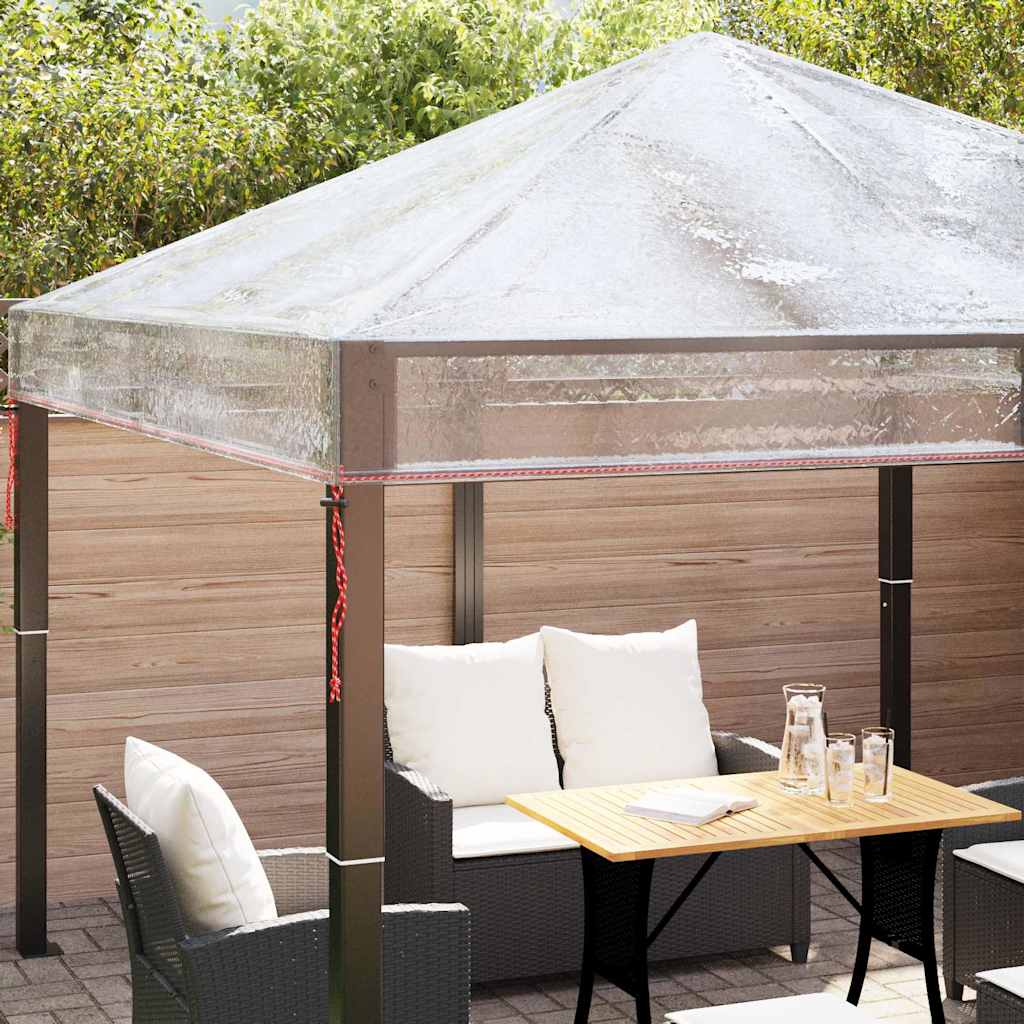 vidaXL Ersatzbezug für Pavillon Transparent 300 x 300 x 26 cm PVC