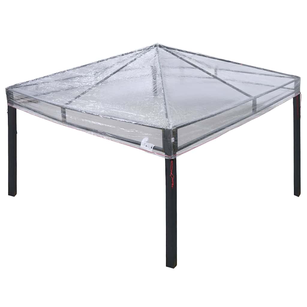 vidaXL Ersatzbezug für Pavillon Transparent 300 x 300 x 26 cm PVC