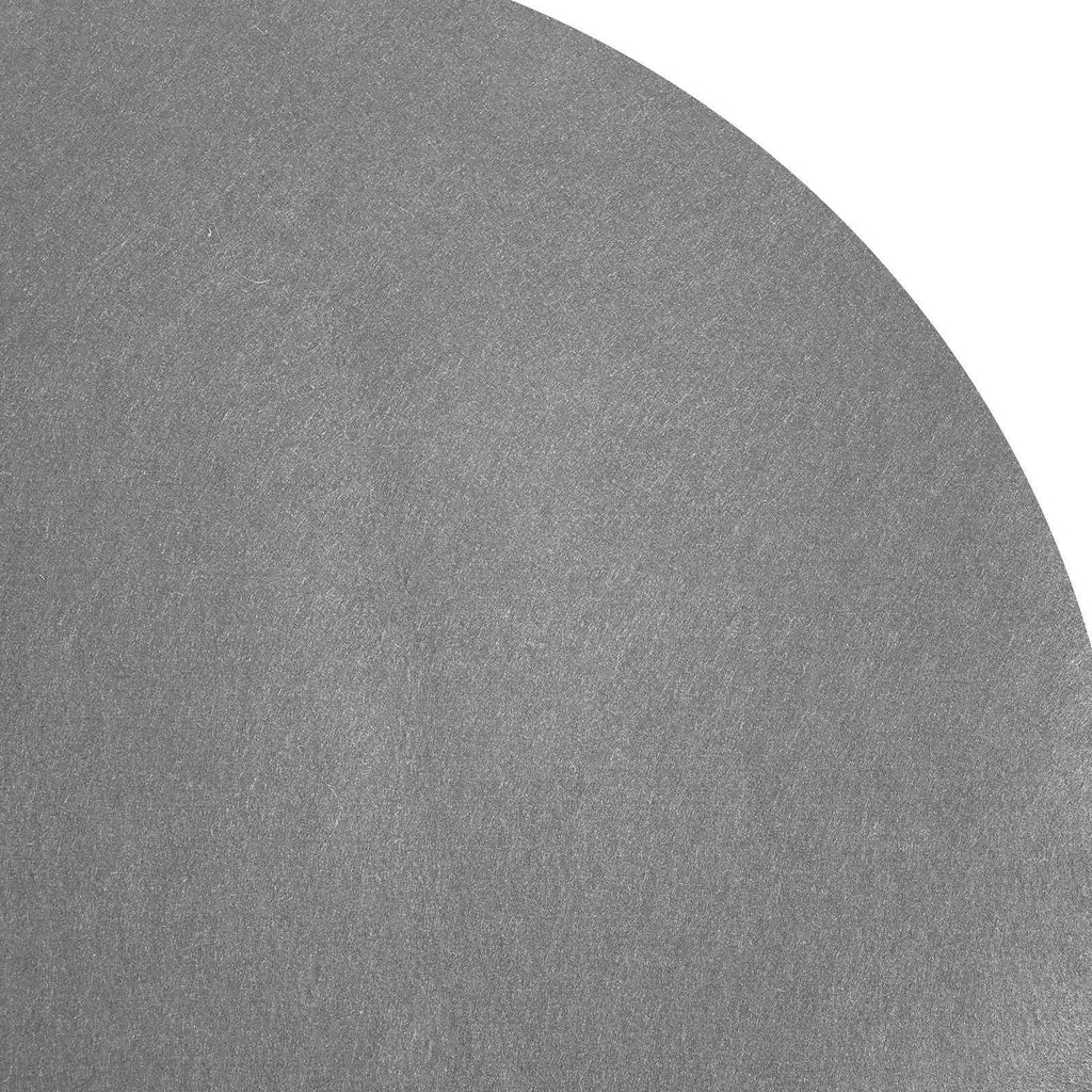 vidaXL Bodenfolie für Pools Hellgrau Ø 610 cm Vliesstoff