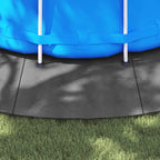 vidaXL Bodenfolie für Pools Hellgrau Ø 610 cm Vliesstoff