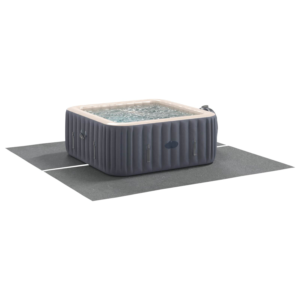 vidaXL Bodenfolie für Pools Hellgrau 274 x 274 x 0,1 cm Vliesstoff
