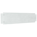 vidaXL Rasenkanten 5 pcs Silber 100 x 25 x 0,07 cm Verzinkter Stahl