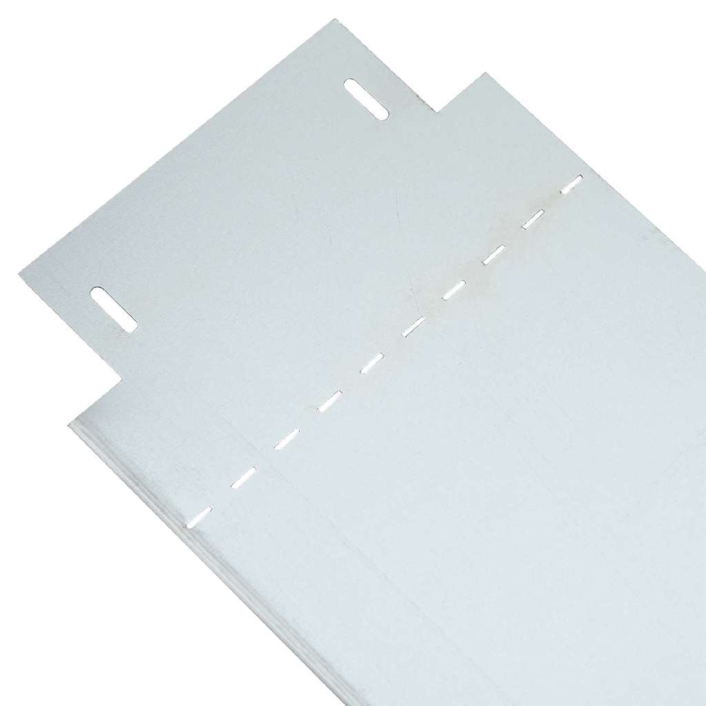 vidaXL Rasenkanten 10 pcs Silber 100 x 25 x 0,07 cm Verzinkter Stahl