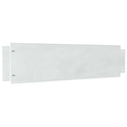 vidaXL Rasenkanten 10 pcs Silber 100 x 25 x 0,07 cm Verzinkter Stahl