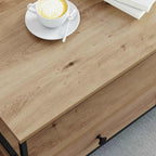vidaXL Couchtisch Eiche handwerklich 100 x 51 x 45 cm Holzwerkstoff