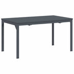 vidaXL Garten Essgruppe 11 pcs Anthrazit Pulverbeschichteter Stahl
