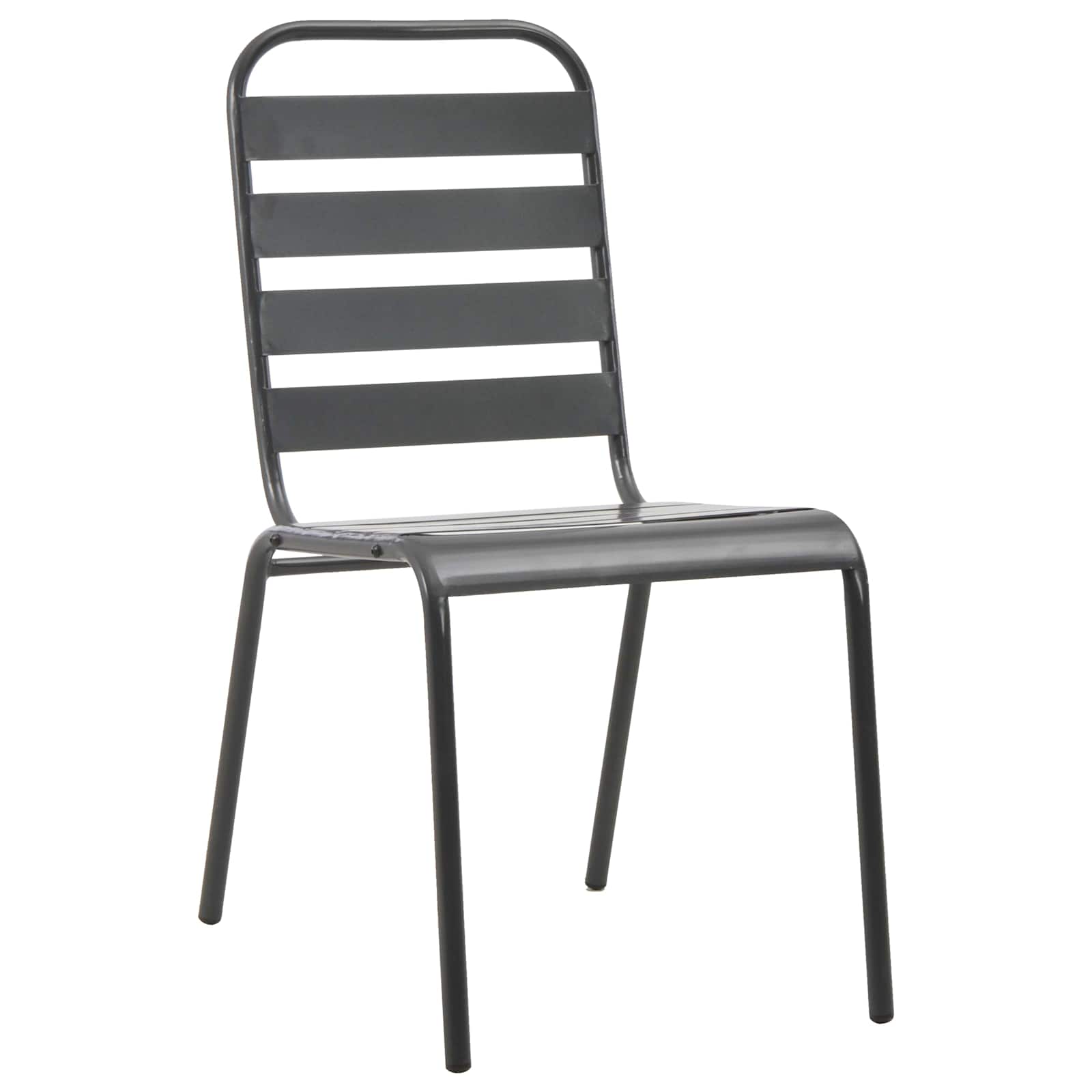 vidaXL Garten Essgruppe 11 pcs Anthrazit Pulverbeschichteter Stahl