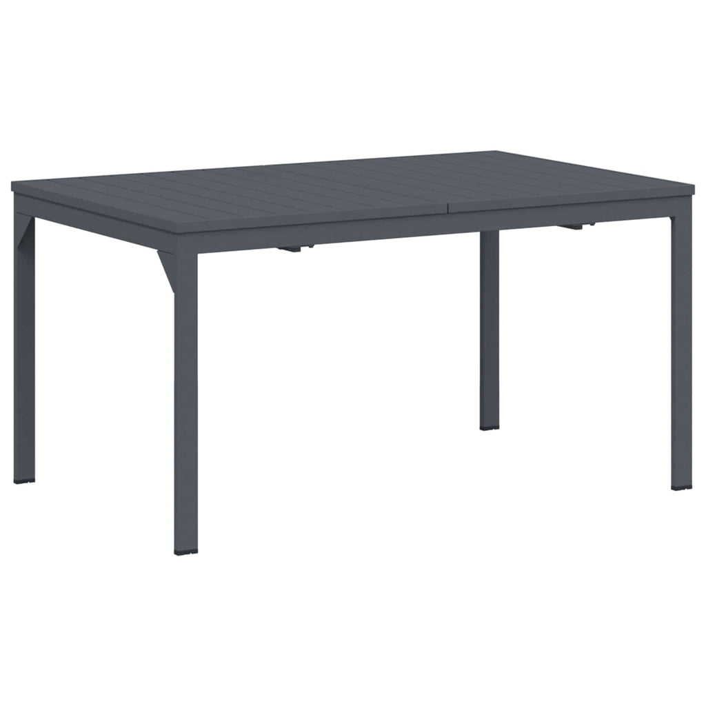vidaXL Garten Essgruppe 9 pcs Anthrazit Stahl