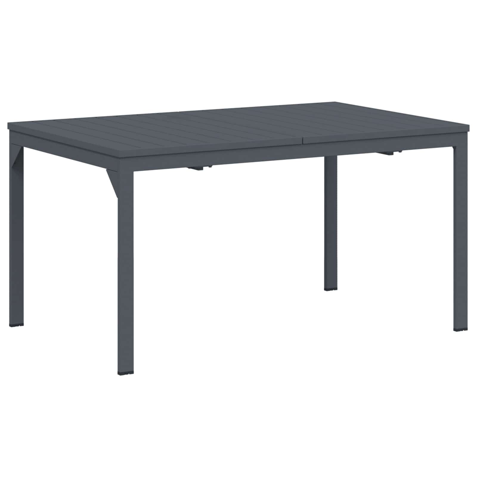 vidaXL Garten Essgruppe 9 pcs Anthrazit Stahl