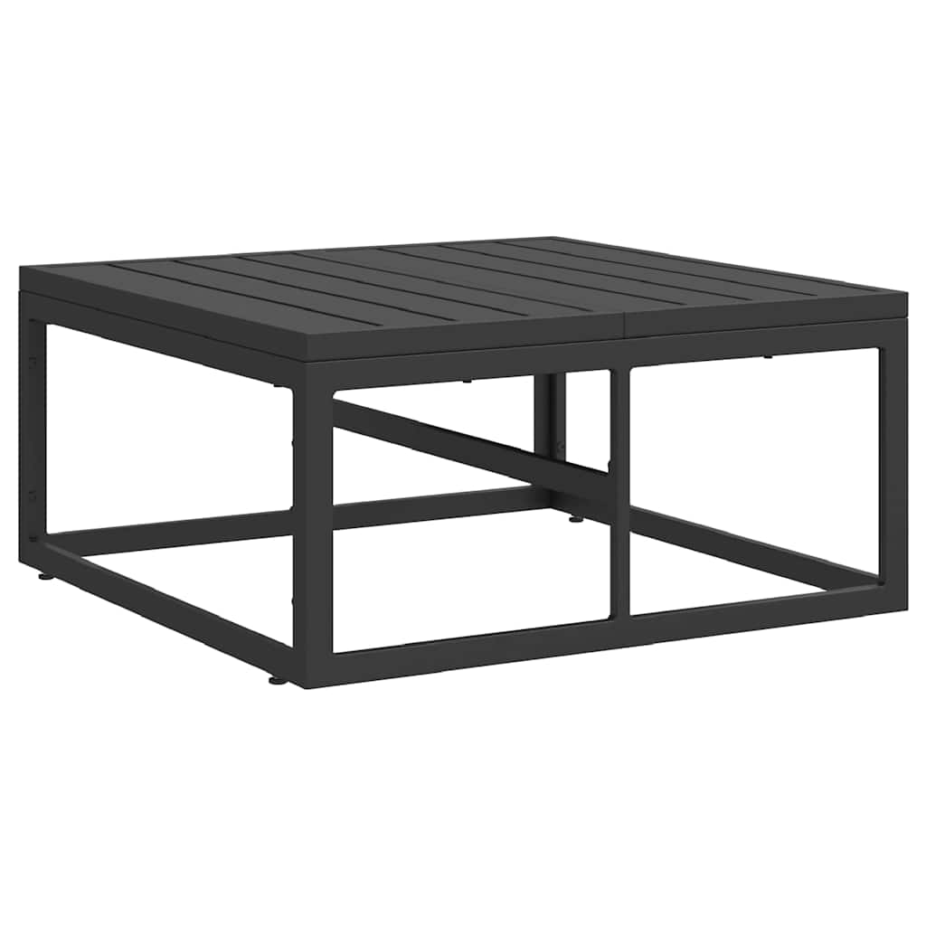 vidaXL Gartensofa-set mit Kissen 13 pcs Schwarz Aluminium