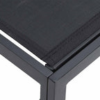 vidaXL Gartensofa-set mit Kissen 7 pcs Schwarz Stahl