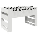 vidaXL Tischfußballtisch Weiß 146,5 x 74 x 85 cm Holzwerkstoff