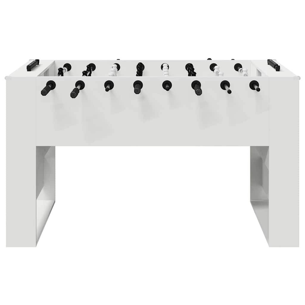 vidaXL Tischfußballtisch Weiß 146,5 x 74 x 85 cm Holzwerkstoff