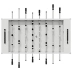 vidaXL Tischfußballtisch Weiß 146,5 x 74 x 85 cm Holzwerkstoff
