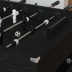 vidaXL Tischfußballtisch Schwarze Eiche 146,5 x 74 x 85 cm