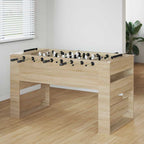 vidaXL Tischfußballtisch Sonoma-Eiche 146,5 x 74 x 85 cm Holzwerkstoff