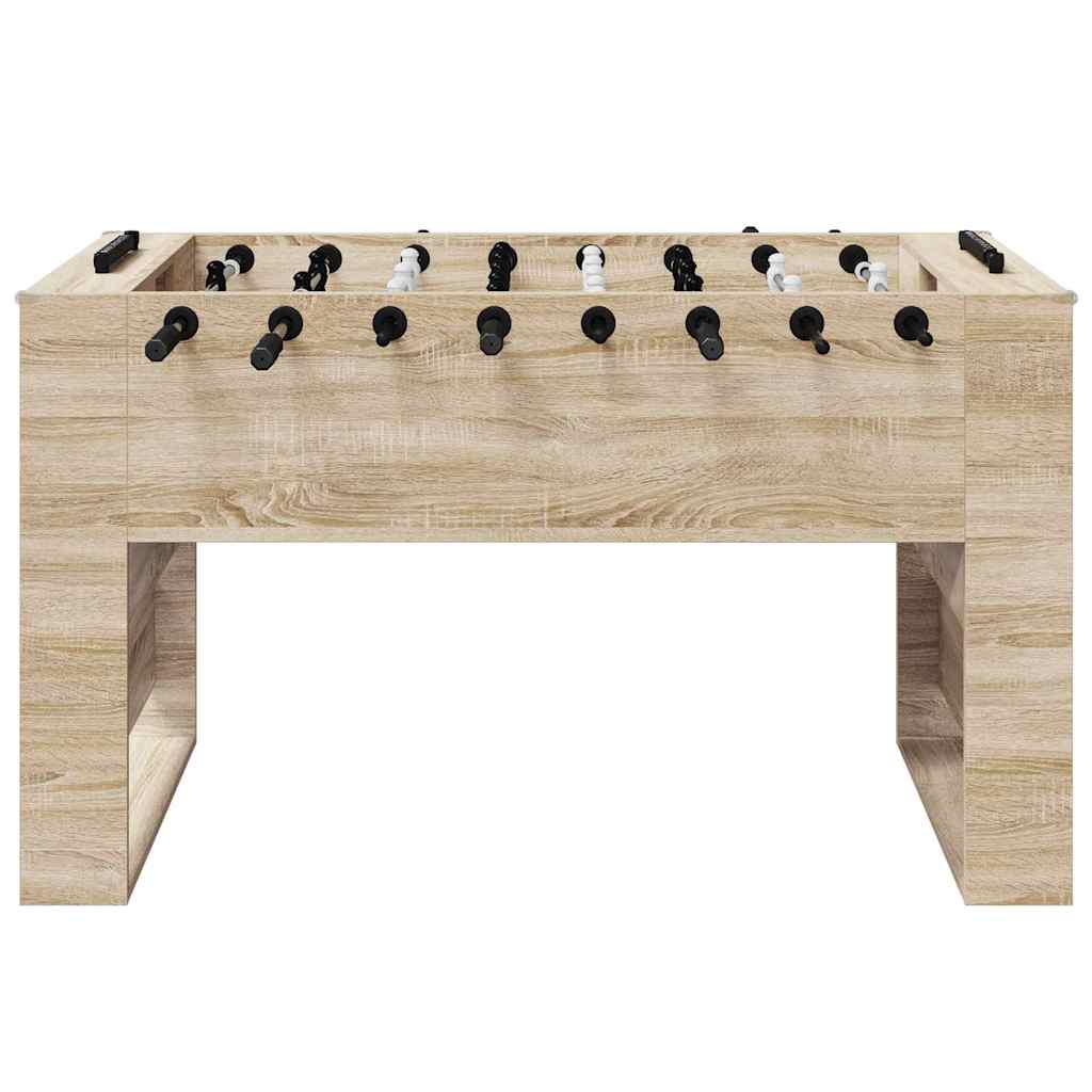 vidaXL Tischfußballtisch Sonoma-Eiche 146,5 x 74 x 85 cm Holzwerkstoff