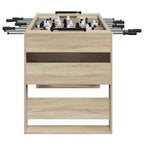 vidaXL Tischfußballtisch Sonoma-Eiche 146,5 x 74 x 85 cm Holzwerkstoff