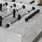 vidaXL Tischfußballtisch Betongrau 146,5 x 74 x 85 cm Holzwerkstoff