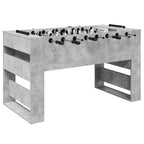 vidaXL Tischfußballtisch Betongrau 146,5 x 74 x 85 cm Holzwerkstoff